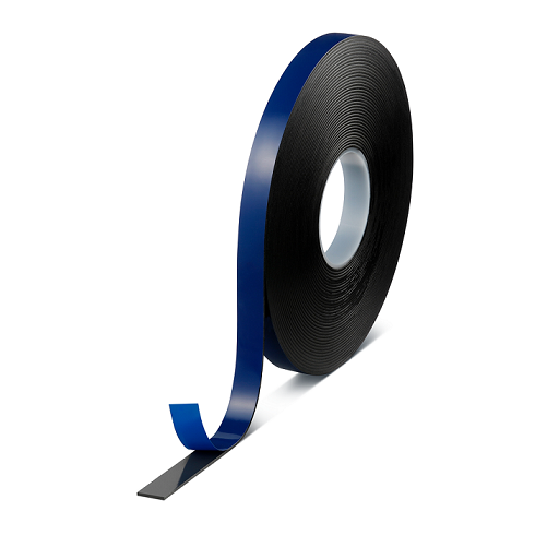 tesa ACXplus 7078 tape 18 m X 15 mm - High Resistance Double sided acrylic foam tape (Black)